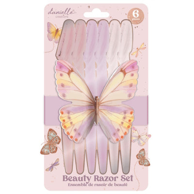 Superdrug Danielle Creations Butterfly Razor Set 6Pcs - Kjøp online hos McGrocer