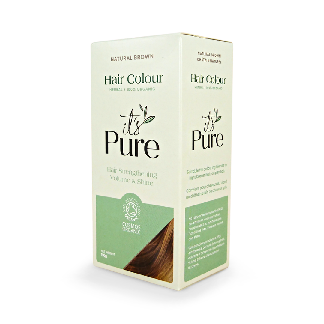 Its Pure Organic Herbal Hair Colour Natural Brown 110g