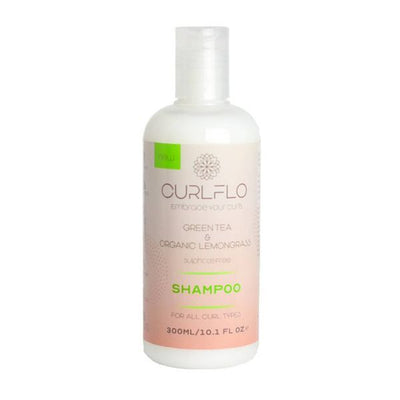 Superdrug Curl Flo Green Tea And Organic Lemongrass Shampoo - 300ml- Buy online at McGrocer