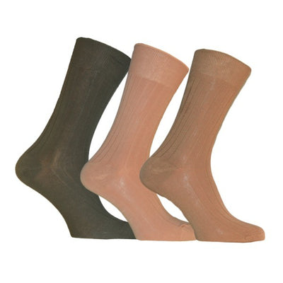 Superdrug Simply s Mens Egyptian Cotton Socks (Pack Of 3) (12.5-14.5)- Buy online at McGrocer
