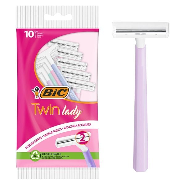 BIC Twin Lady Shaver Pouch of 10