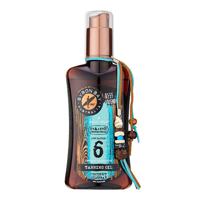 Byron Bay Australia Huile de Bronzage Coco SPF 6, 200 ml