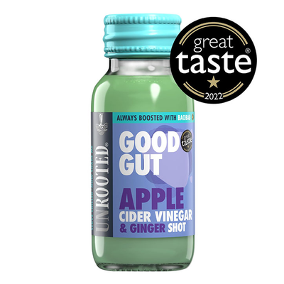 Holland & Barrett Unrooted Good Gut - Apple Cider Vinegar Shot 60ml- Buy online at McGrocer