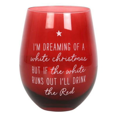 Superdrug Something Different White Christmas Stemless Wine Glass - Online bei McGrocer kaufen