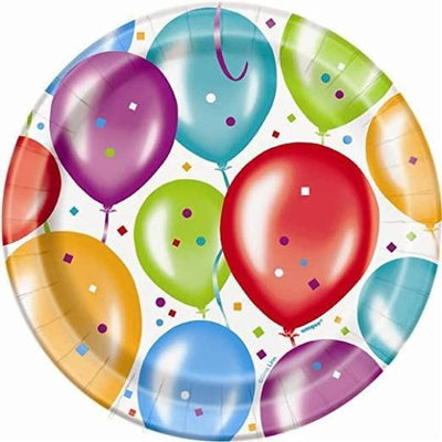 Superdrug Unique Party Ballon Geburtstagsparty-Teller (8er-Pack) (9 Zoll) – online bei McGrocer kaufen
