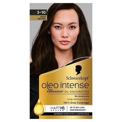 Superdrug Schwarzkopf Oleo Intense Deep Brown Permanent Hair Dye- Buy online at McGrocer