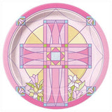 Unique Party Cross Communion Disposable Plates (Pack of 8)