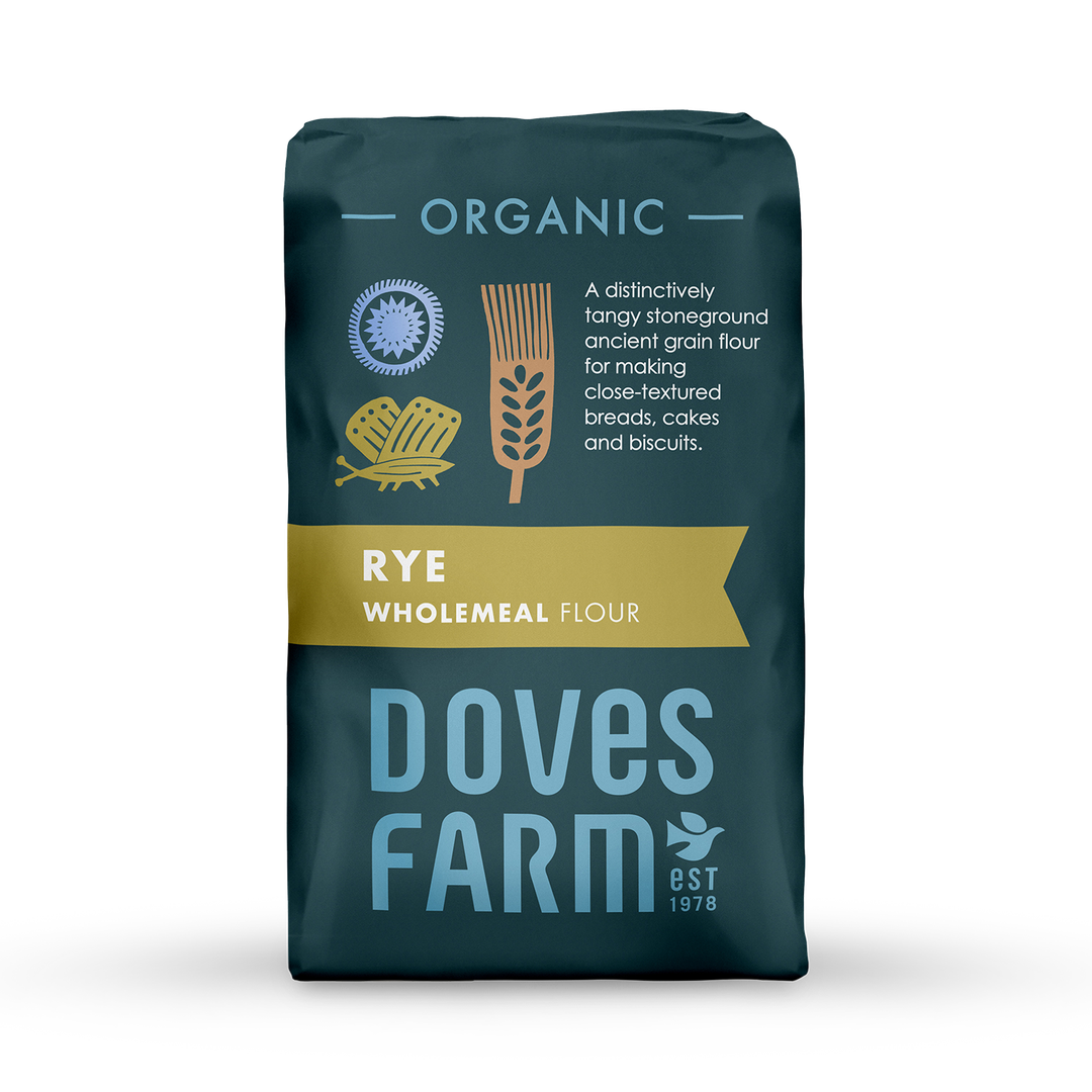 Doves Farm Organic Wholemeal Rye Flour 1kg