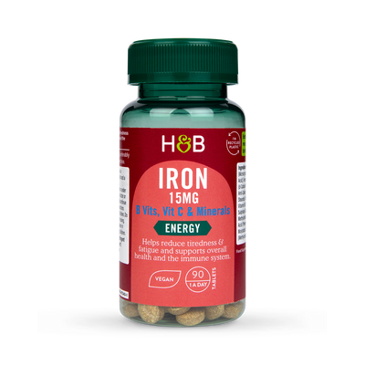 Holland & Barrett Holland Barrett Iron B Vits Vit C Minerals 15mg 90 Tablets- Buy online at McGrocer