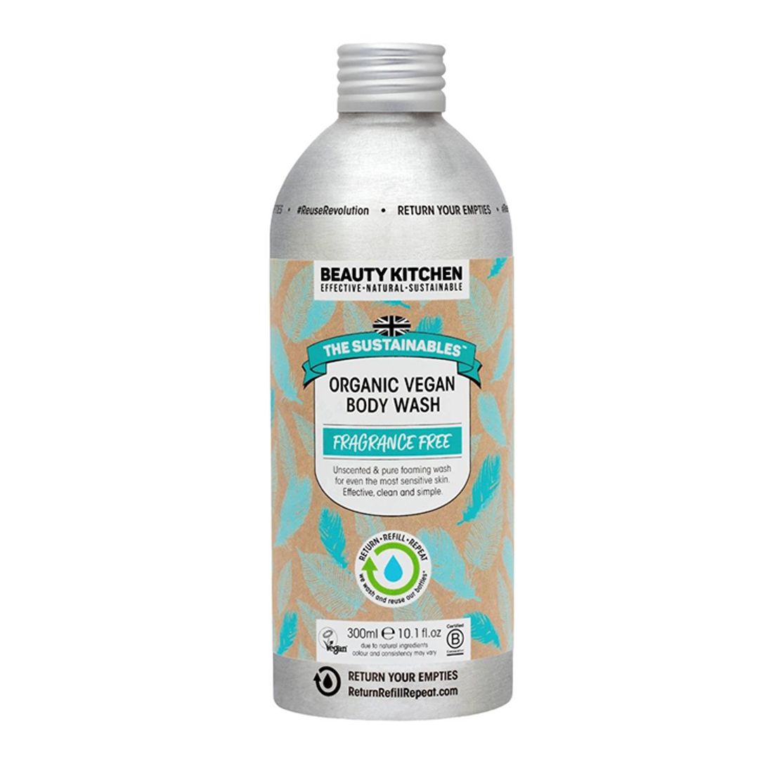 Beauty Kitchen Uparfymert Økologisk Dusjsåpe 300ml