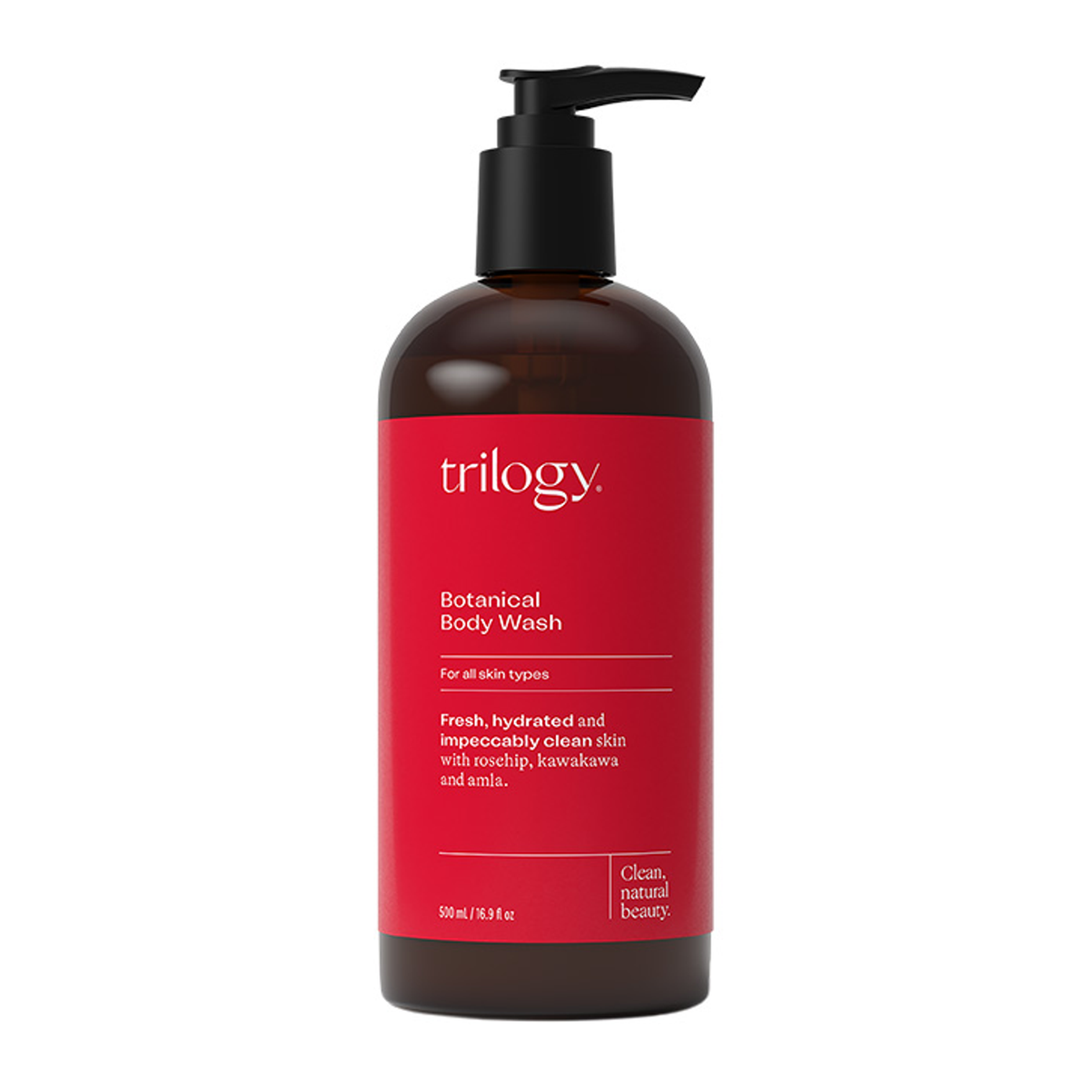 Natural Soap-Free Gel Body Wash with Rosehip and Amla 500ml