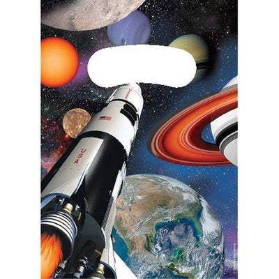 Superdrug Creative Party Outer Space Plastic Party Bags (Pack of 8)- Buy online at McGrocer