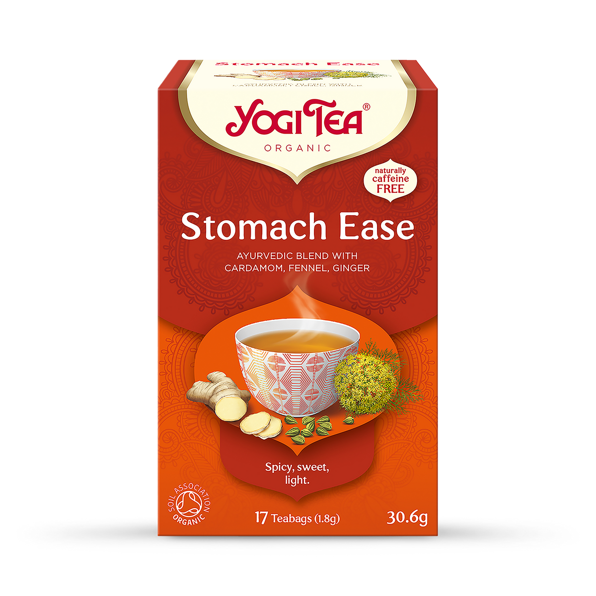 Organic Ayurvedic Herbal Digestion Tea 17 Tea Bags