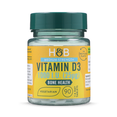 Holland & Barrett Holland Barrett Vitamin D 1000 IU 25ug 90 Tablets- Buy online at McGrocer