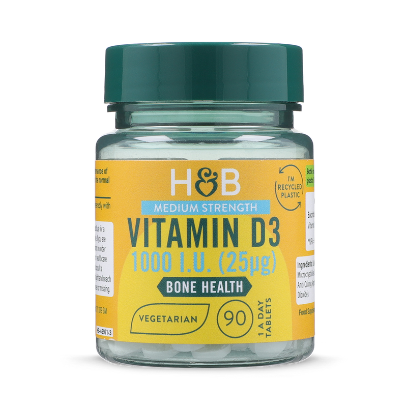 Holland Barrett Vitamin D 1000 IU 25ug 90 Tablets