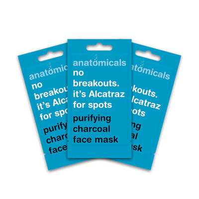 Superdrug Anatomicals Purifying Charcoal Face Mask 15ml (3 Packs) - Online bei McGrocer kaufen