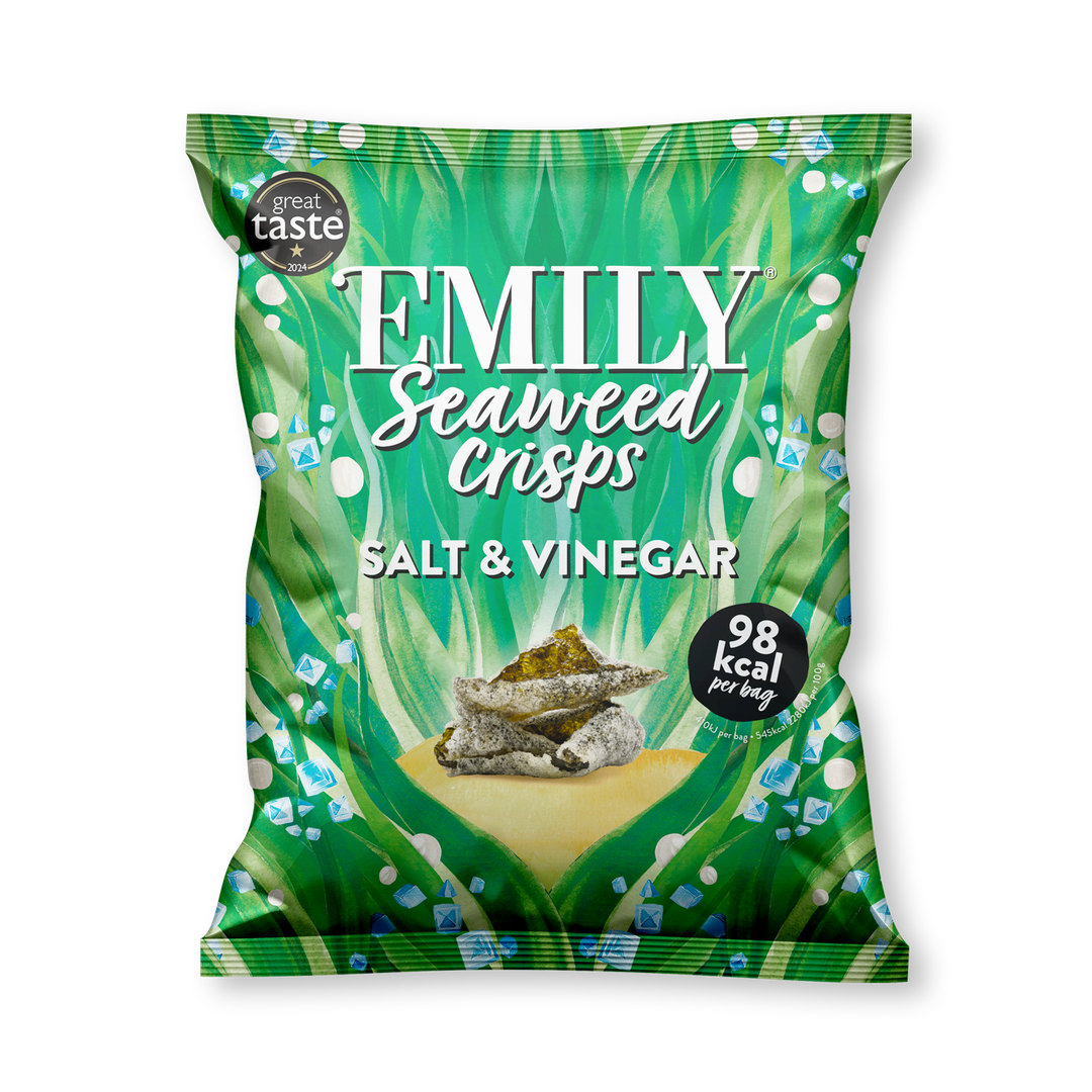 Emily Salt Vinegar Seaweed Crisps 18g