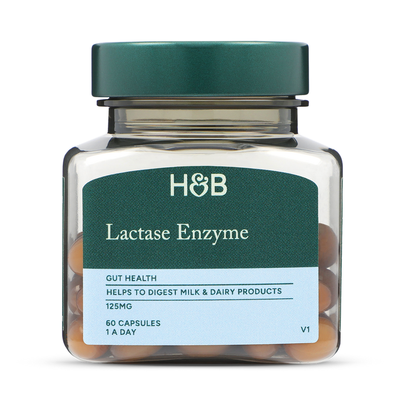 Holland Barrett Lactase Enzyme 125mg 60 Capsules