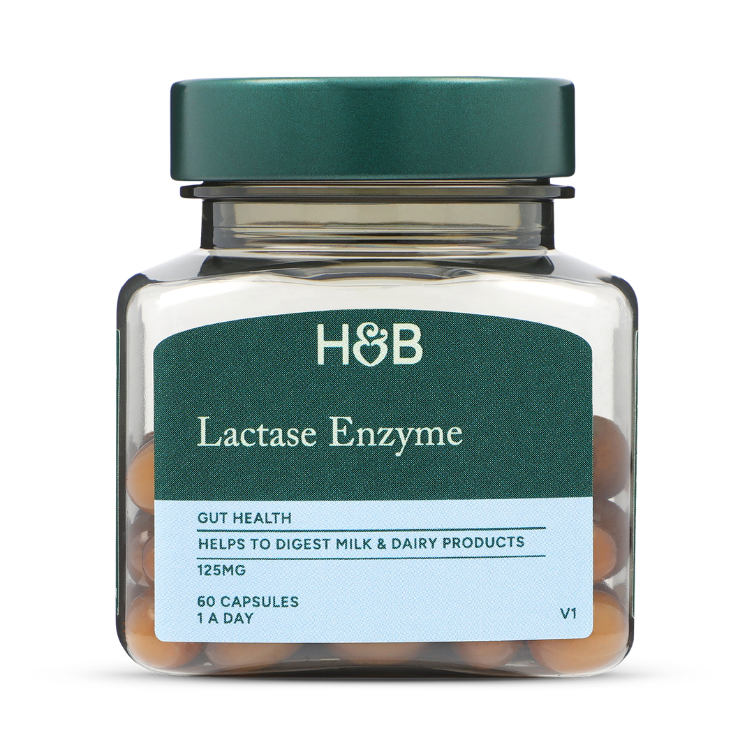 Holland Barrett Lactase Enzyme 125mg 60 Capsules