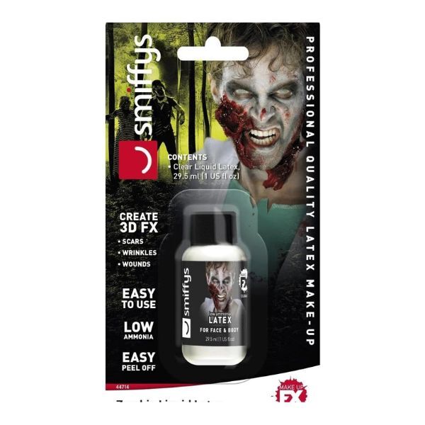 Smiffys Zombie Liquid Latex, Low Ammonia