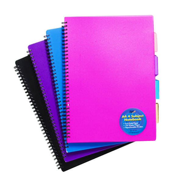 Tiger Stationery Ring Bound Notebooks (A6)