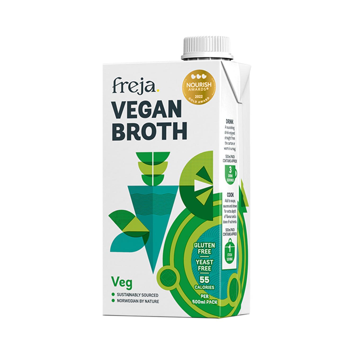 Freja Chicken Bone Broth 500ml - Vegan