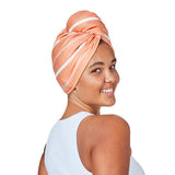 Dock & Bay Waffle Hair Wrap - Sandalwood Terracotta 63x26cm