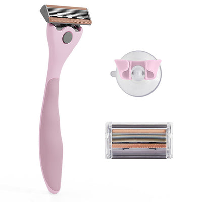 FFS Beauty Barberhøvel Sett - Premium Marshmallow Håndtak 2 Blader