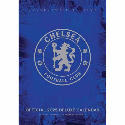 Superdrug Chelsea FC Collectors Edition Deluxe 2025 Wall Calendar- Buy online at McGrocer