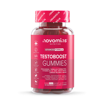Gummies de soutien de la testostérone avec zinc, racine de maca et vitamine B12 60 unités