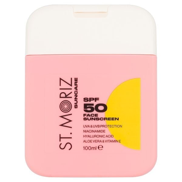 St Moriz Suncare SPF50 Face Sunscreen 100ml