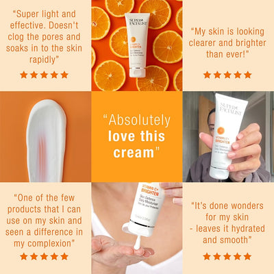 Holland & Barrett Vitamin C Brightening Daily Face Moisturiser with Hyaluronic Acid 75ml- Kjøp online hos McGrocer