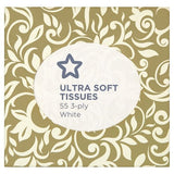 Superdrug Facial Tissue Cube Neutral Swirls 3ply 50 Sheets