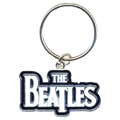 The Beatles Drop T Logo Emalje Nøkkelring