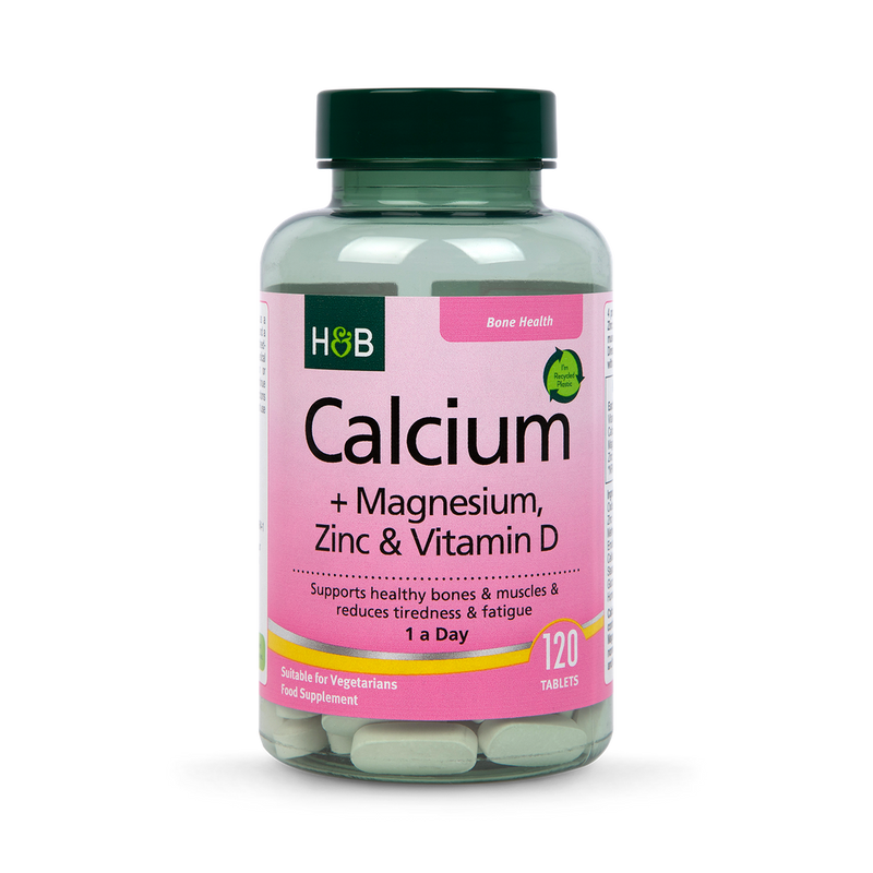 Holland Barrett Calcium Magnesium Vitamin D Zinc 120 Tablets
