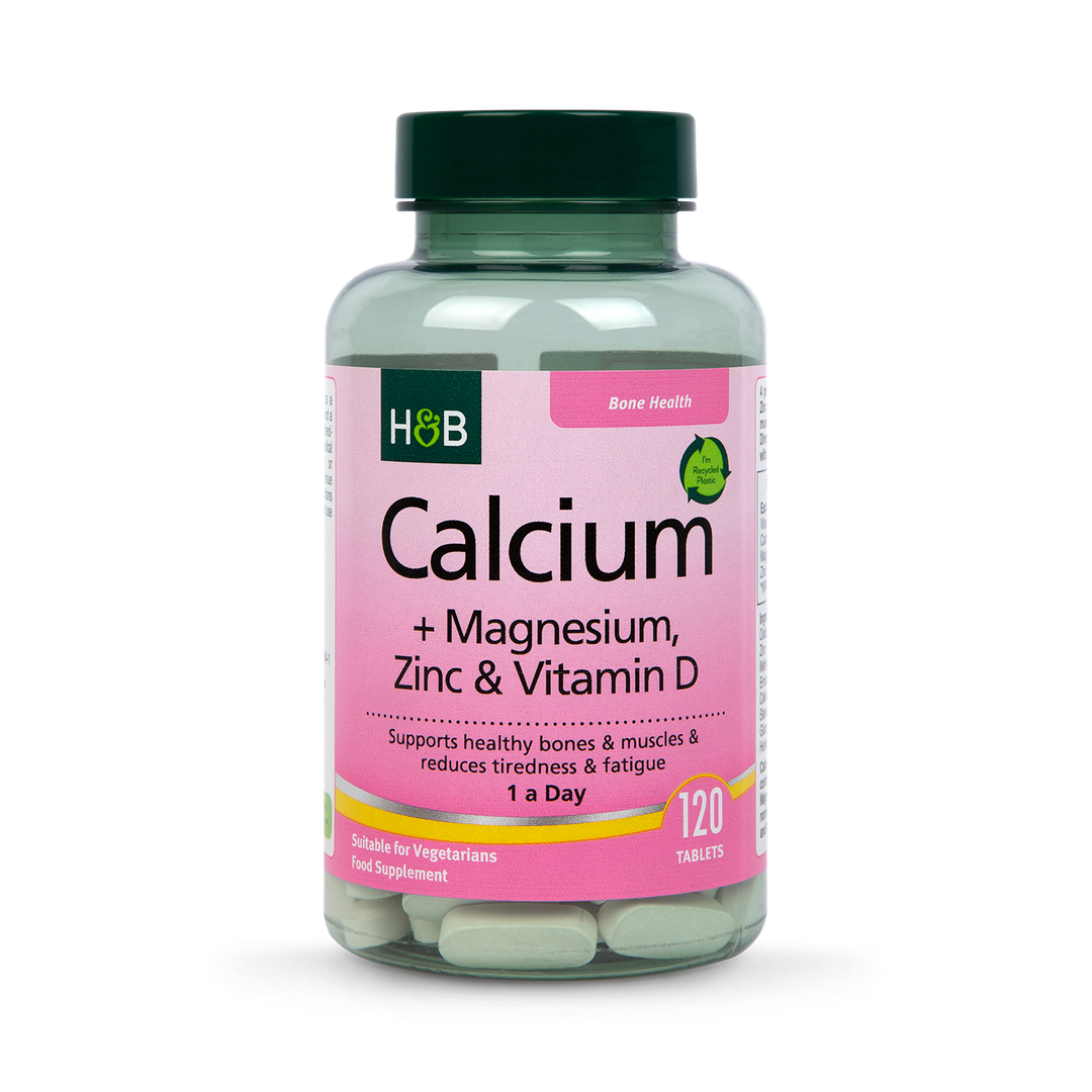 Holland Barrett Calcium Magnesium Vitamin D Zinc 120 Tablets