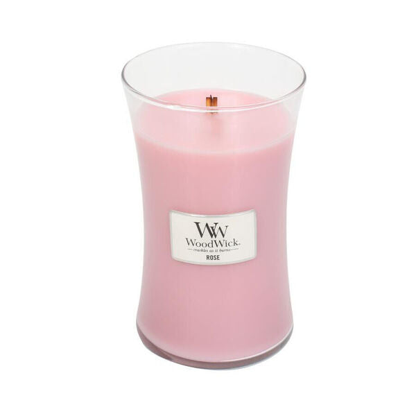 Woodwick Large Hourglass Candle Rose 21.5oz