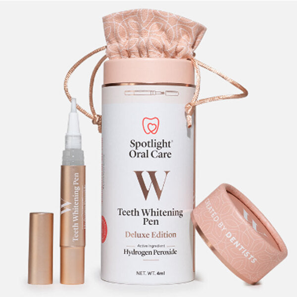 قلم التبييض الفاخر Spotlight Oral Care - ذهبي وردي