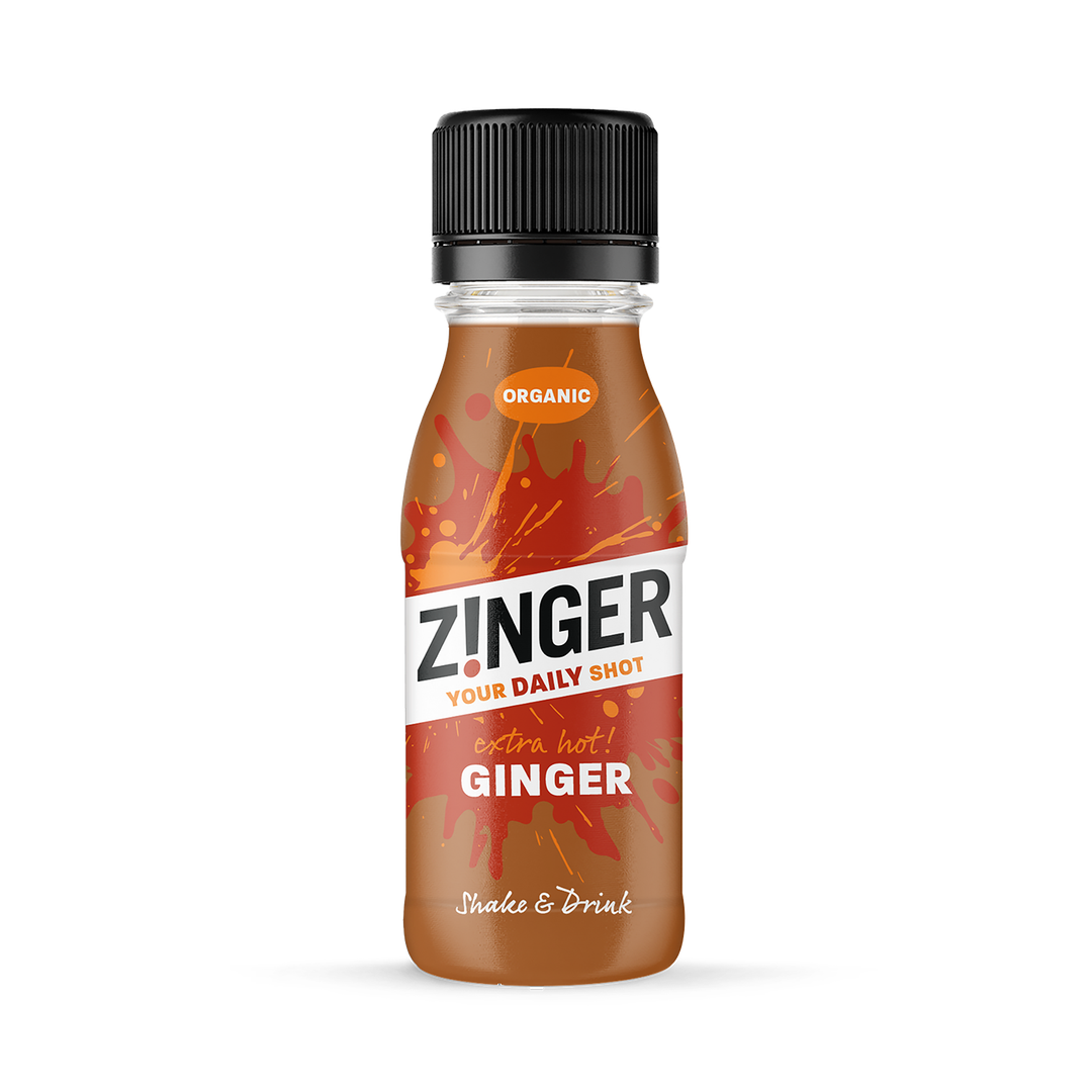 James White Drinks Organic Extra Hot Ginger Zinger Shot 70ml
