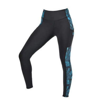 Superdrug Dublin Womens Zora Camo Gripped Horse Riding Tights (14 R)- Buy online at McGrocer