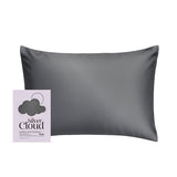 Silver Cloud Silver Ion Infused Satin Pillowcase Charcoal