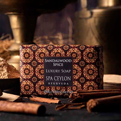 SPA CEYLON Sandelholz Gewürz Luxusseife -250g