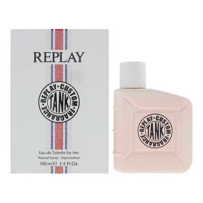 Superdrug Replay Tank Custom For Her Eau De Toilette 100ml- Kjøp online på McGrocer