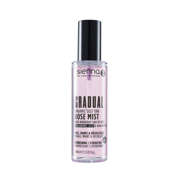 Sienna X GRADUAL Self Tan Rose Mist 100ml Light