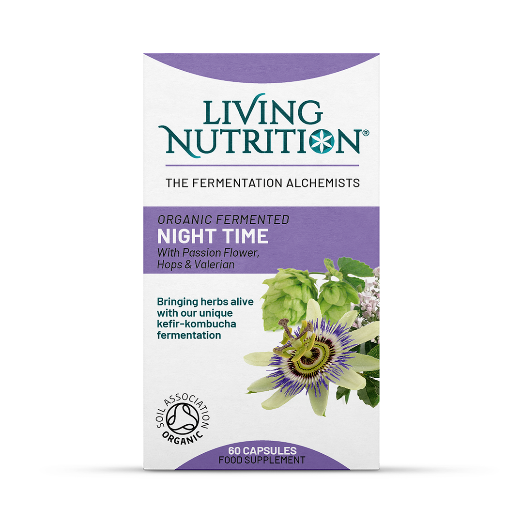 Living Nutrition Organic Fermented Night Time 60 Capsules
