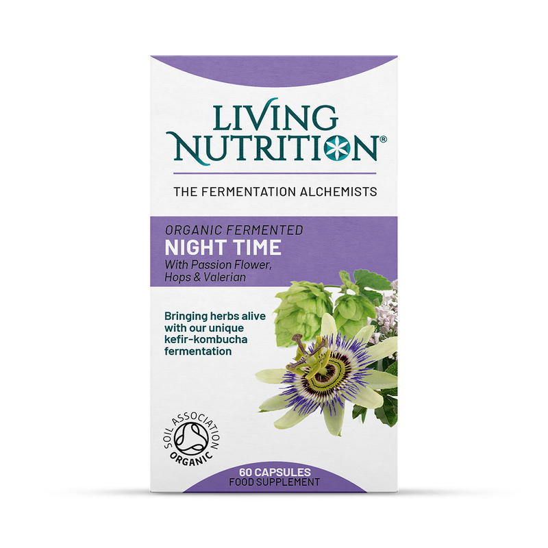Living Nutrition Organic Fermented Night Time 60 Capsules