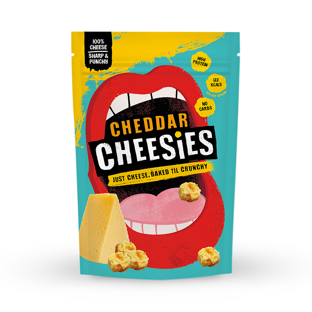 Queso Reventado Crujiente Cheesies Cheddar 60g