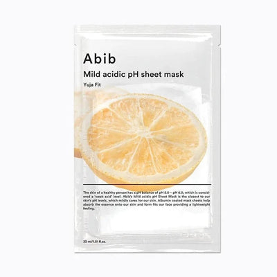 Superdrug ABIB Mild Acidic pH Sheet Mask Yuja Fit- Buy online at McGrocer