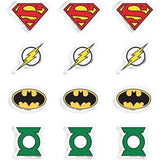 Justice League Icons Eraser (Pack of 12)