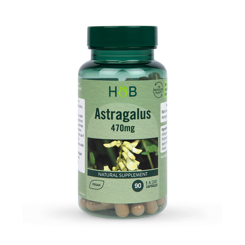 Holland Barrett Astragalus 470mg 90 Capsules